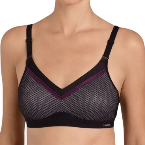 Triomphe Free Motion noir/violet soutien-gorge de sport