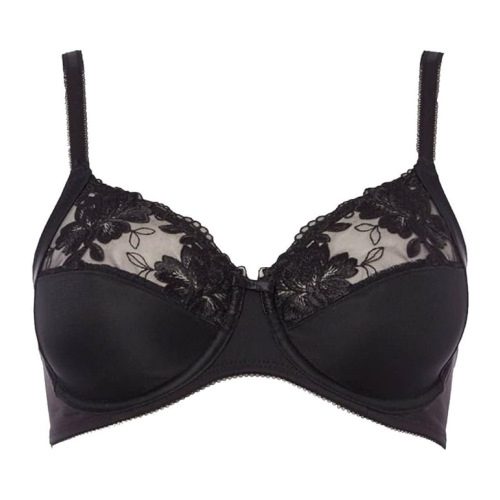 Triomphe Modern Posy noir soutien-gorge sans forme