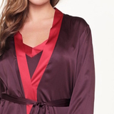 LingaDore Night Winetasting bordeaux kimono