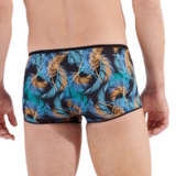 HOM Chico bleu/print sport trunk