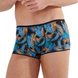 HOM Chico bleu/print sport trunk