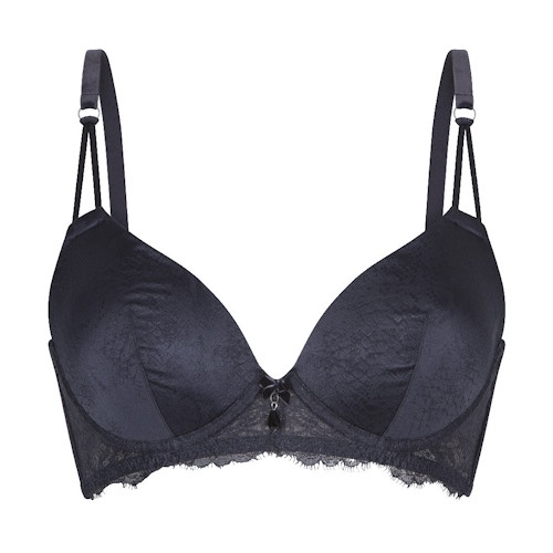LingaDore Dark Snake bleu marine soutien-gorge rembourré