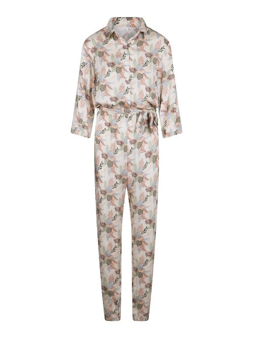 LingaDore Night Autumn Leaves marron/print jumpsuit
