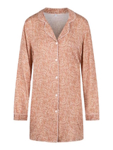 LingaDore Night  Bisque Autumn marron/print chemise de nuit