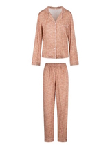LingaDore Night  Bisque Autumn marron/print pyjama