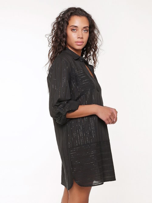 Plage de LingaDore Black & White noir/or tunique