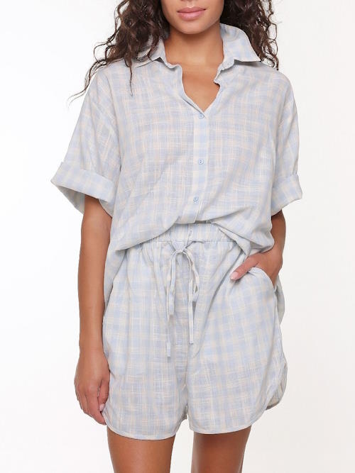 LingaDore Night  Hot summer nights baby bleu shortama