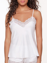 LingaDore Night SATIN blanc cassé chemise de nuit