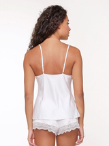 LingaDore Night SATIN blanc cassé chemise de nuit