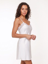 LingaDore Night SATIN blanc cassé nuisette