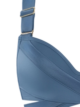 Maillots de bain Marlies Dekkers Cache Coeur jeans bleu bikinitop push up