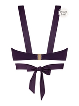 Maillots de bain Marlies Dekkers Cache Coeur violet haut de bikini préformé