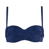 Maillots de bain Marlies Dekkers Alabama Swing bleu haut de bikini préformé