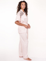 LingaDore Night Shell blush kimono