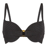 Plage de LingaDore Black Diamond noir haut de bikini préformé