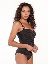Plage de LingaDore Black Diamond noir maillot de bain