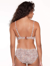 Plage de LingaDore  Crazy wild & fun  marron/print haut de bikini préformé