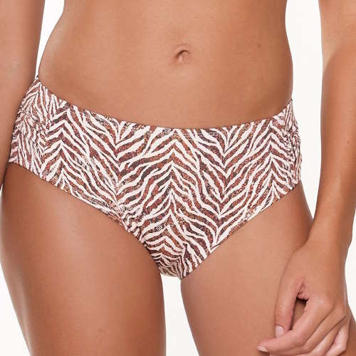 Plage de LingaDore  Crazy wild & fun  marron/print slip de bikini