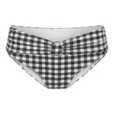 Plage de LingaDore Square Print noir/blanc slip de bikini