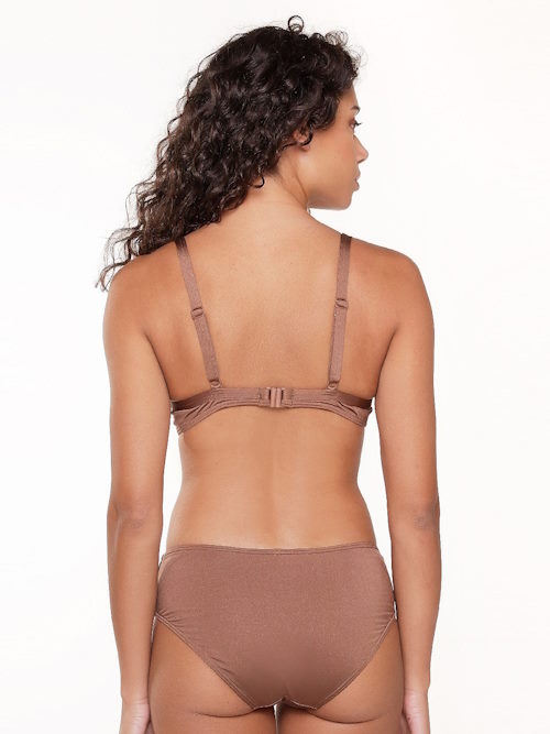 Plage de LingaDore Nutshell marron slip de bikini