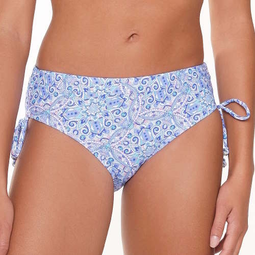 Plage de LingaDore  All About The Details bleu/print slip de bikini
