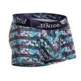 Mundo Unico Espuma De Mar turquoise/print sport trunk