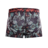 Mundo Unico Debacle noir/print sport trunk