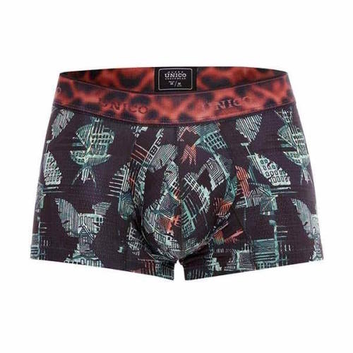 Mundo Unico Debacle noir/print sport trunk