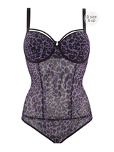 Marlies Dekkers Peekaboo violet/print corselet