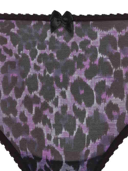 Marlies Dekkers Peekaboo violet/print slip