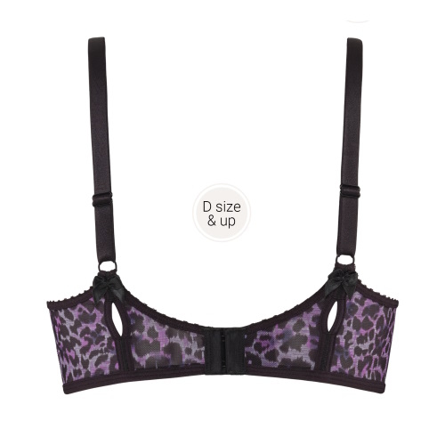 Marlies Dekkers Peekaboo violet/print soutien-gorge sans forme