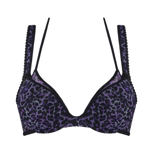 Marlies Dekkers Peekaboo violet/print soutien-gorge push up