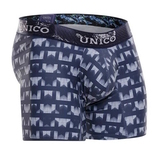 Mundo Unico Estriado bleu/print sport boxer