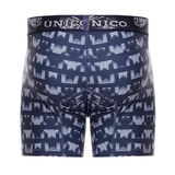 Mundo Unico Estriado bleu/print sport boxer
