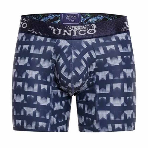 Mundo Unico Estriado bleu/print sport boxer