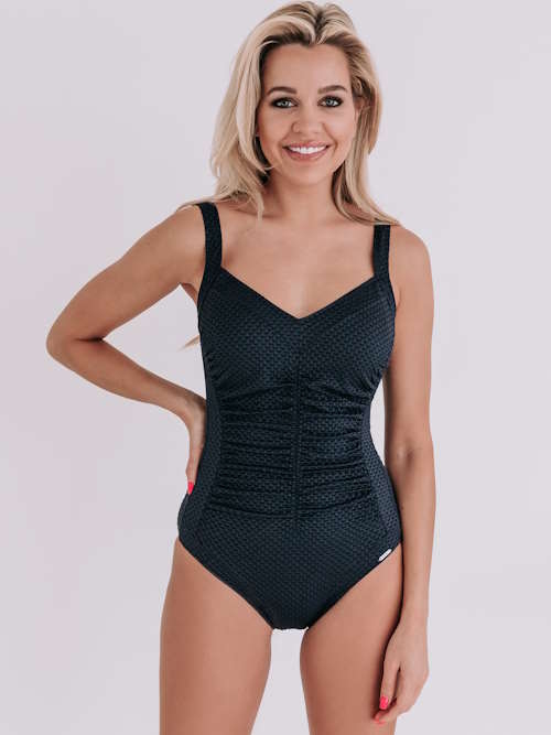 Bomain Rome bleu marine/print maillot de bain