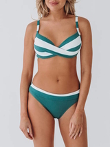 Bomain Oslo vert/blanc set