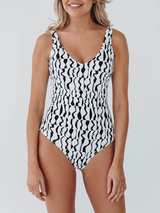 Bomain Legos noir/blanc maillot de bain