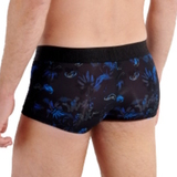 HOM Grant noir/print sport trunk
