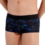 HOM Grant noir/print sport trunk
