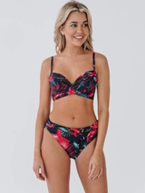 Bomain Lissabon bleu marine/print set