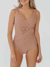 Bomain Marrakesh marron/rose maillot de bain