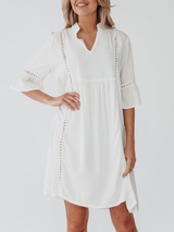 Bomain Capri blanc cassé robe de plage