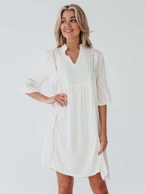 Bomain Capri blanc cassé robe de plage