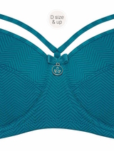 Marlies Dekkers Space Odyssey turquoise/print soutien-gorge sans forme