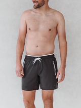 Bomain Basic noir maillot de bain pour homme