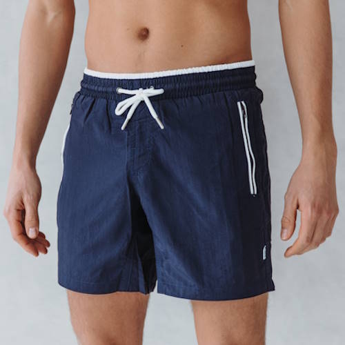 Bomain Basic bleu marine maillot de bain pour homme