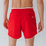 Bomain Basic rouge maillot de bain pour homme