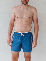 Bomain Basic jeans bleu maillot de bain pour homme