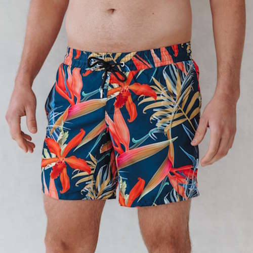Bomain Jungle Print multicolore/print maillot de bain pour homme